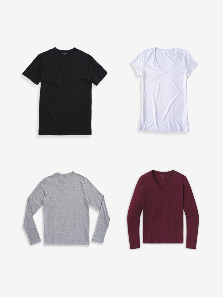 Bundle 01: The His & Hers Tees 4-Pack