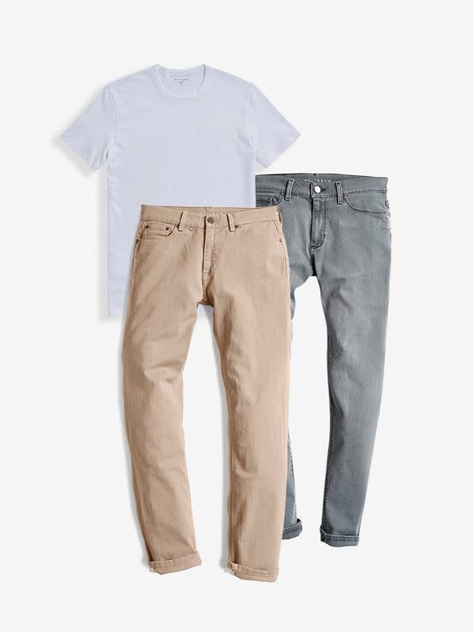 2 jeans + 1 Driggs tee bundle