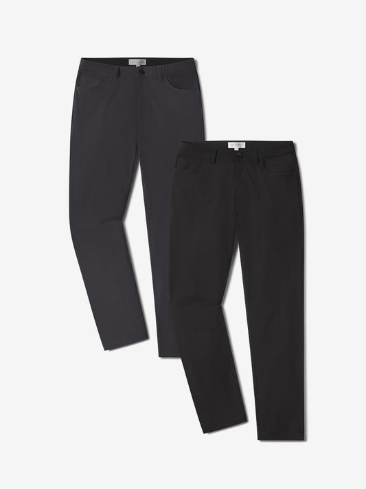 5 Pocket Travel Pants 2-Pack