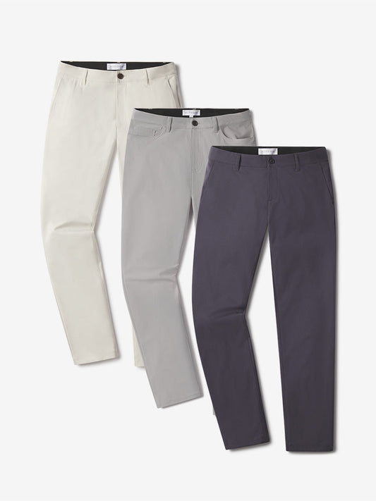 5 Pocket Travel Pants 3-Pack