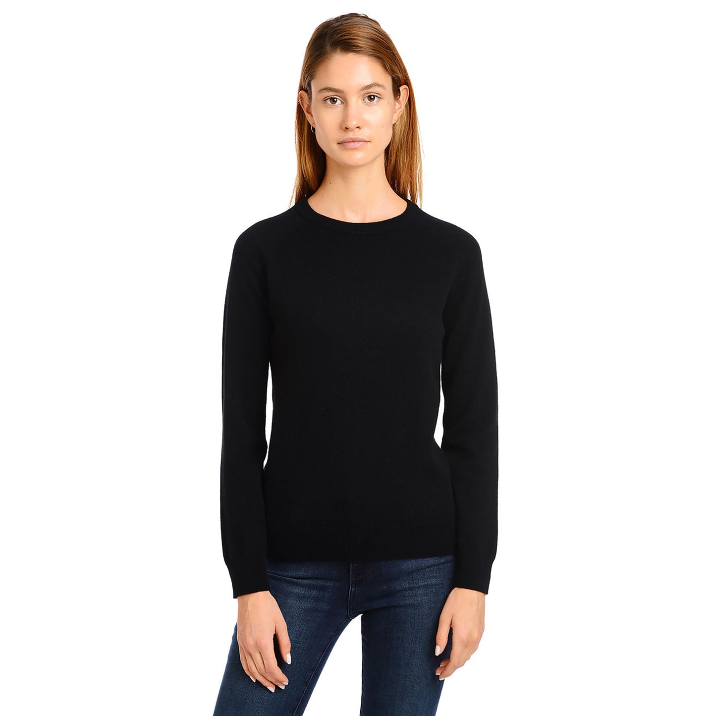 Cashmere Raglan Crew Cambridge Sweater